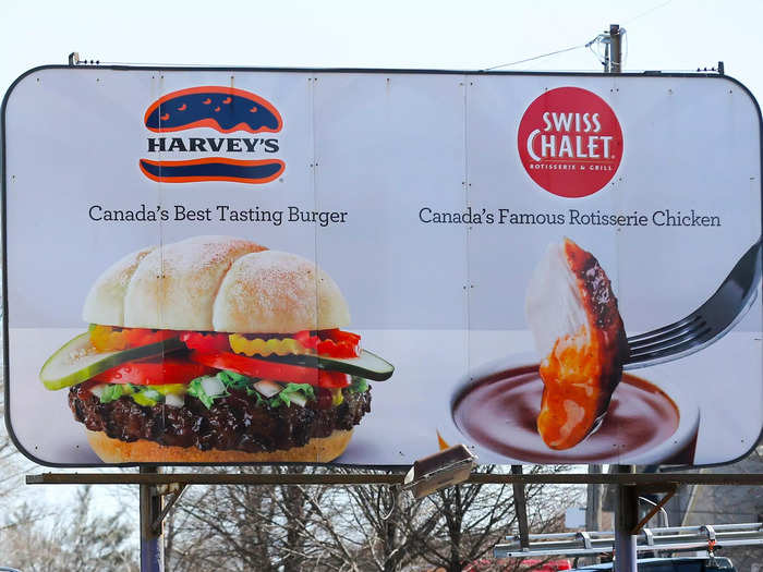 Recipe Unlimited owns 20 chains in addition to Swiss Chalet, including fast food restaurant Harvey