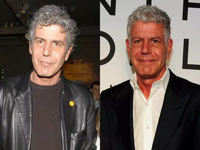 Anthony Bourdain dropped out of college and worked as a New York cook for years.