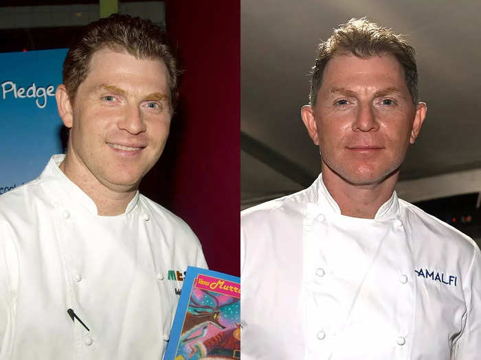 Bobby Flay dropped out of high school and became a line cook at Joe Allen Restaurant in New York City.