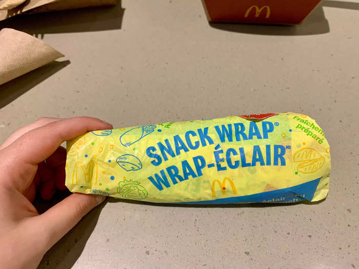 I ordered two different wraps to see if they lived up to the hype of hundreds of tweets begging McDonald