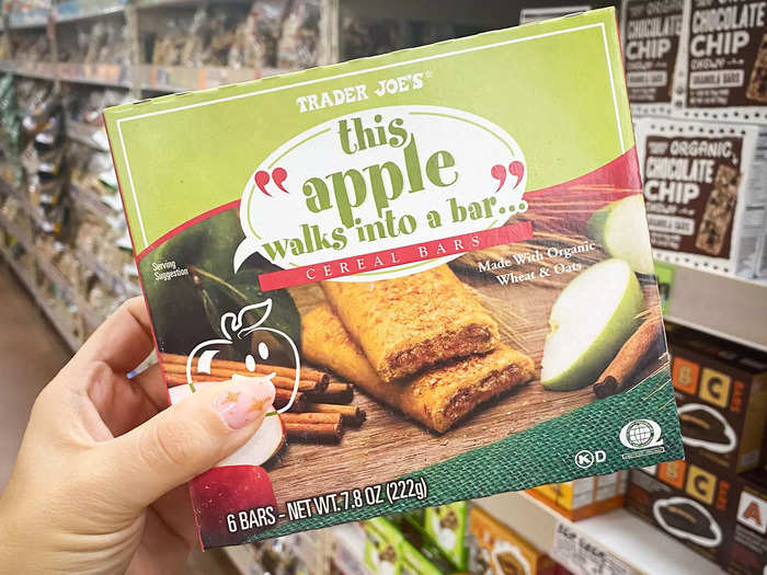 Apple cereal bars are great for busy mornings.