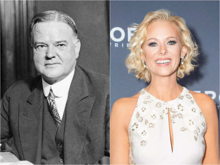 Former President Herbert Hoover is the great-grandfather of CNN correspondent Margaret Hoover.