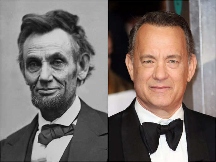 Tom Hanks narrated an Abraham Lincoln film, which was fitting since they