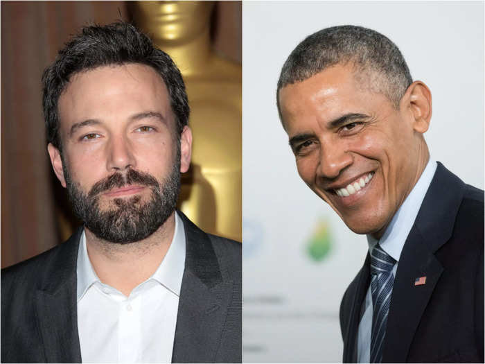 Ben Affleck is also related to Obama — they are 11th cousins.