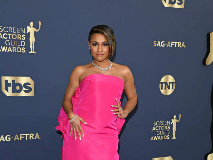 At the 2022 SAG Awards, actress Ariana DeBose turned heads in a couture Valentino gown.