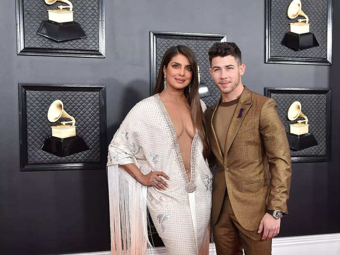 They also continued to coordinate their looks at the 2020 Grammys.