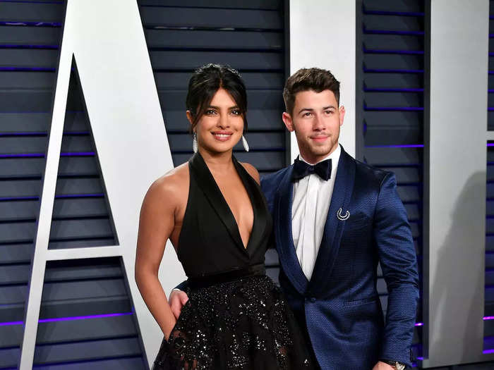 Other times, like at the 2019 Vanity Fair Oscar Party, the couple stuck with more classic red-carpet looks.