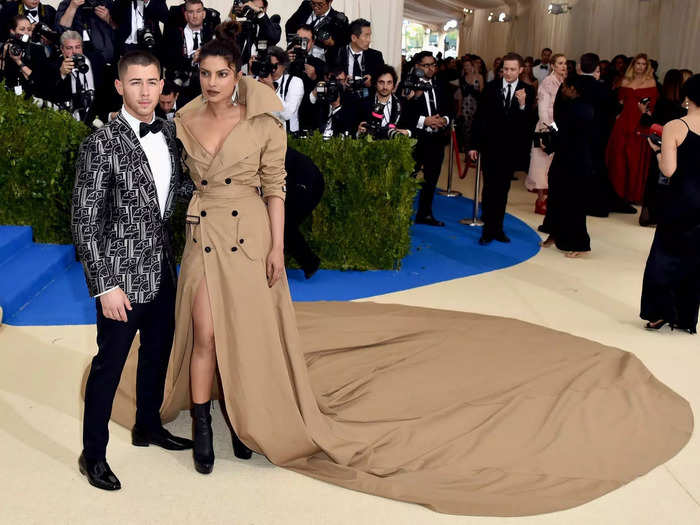 Nick Jonas, 29, and Priyanka Chopra Jonas, 39, had a strong style debut at the 2017 Met Gala — though they weren