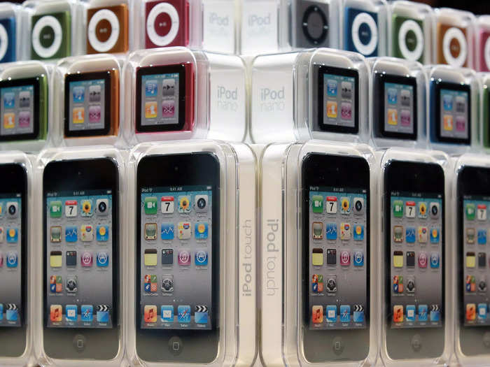 But by the following year, iPod sales as a whole had started to slow. Apple