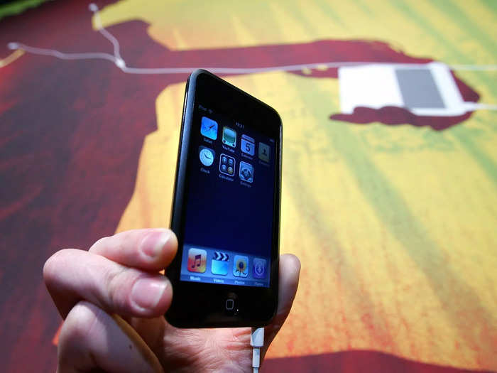 "The iPod touch is a landmark iPod," Jobs said at the time.