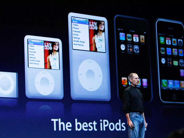 But fast-forward a few years and the iPod became a cultural force and a status symbol, altering the music industry as we knew it. Apple launched other models, including the Mini, Shuffle, and Nano. By 2006, iPod sales accounted for roughly 40% of Apple