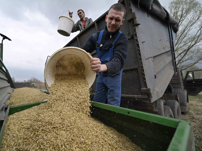 2. Ukraine has banned the export of food staples.