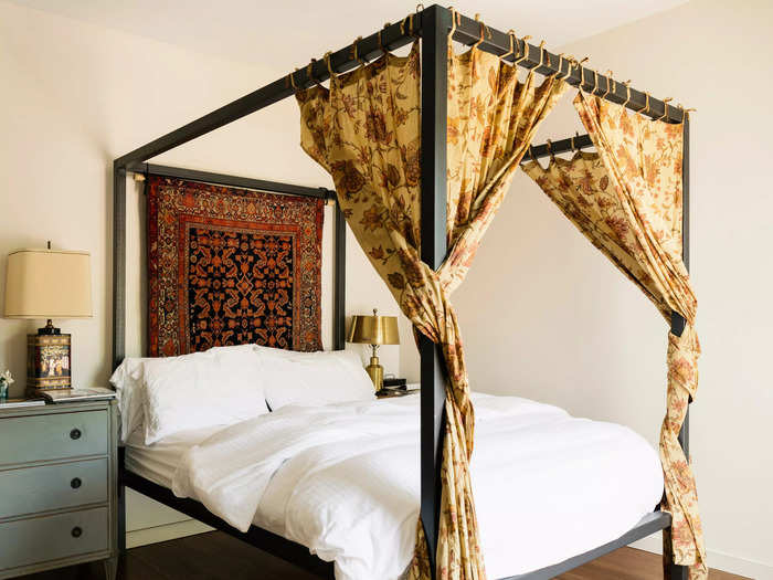 Canopy beds are surging in popularity.