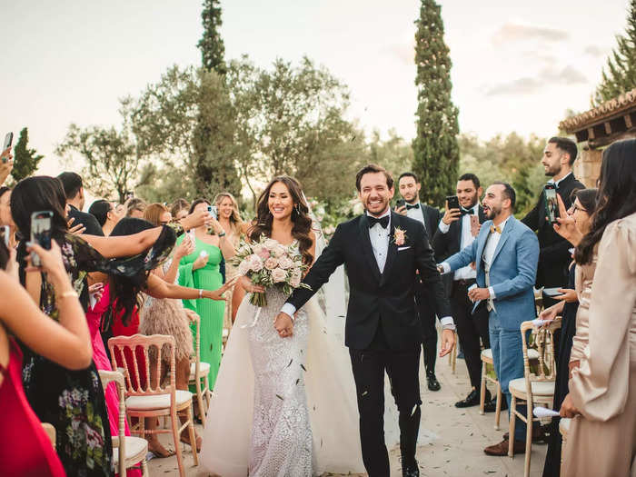 Jefferies only planned to wear the skirt during the ceremony.