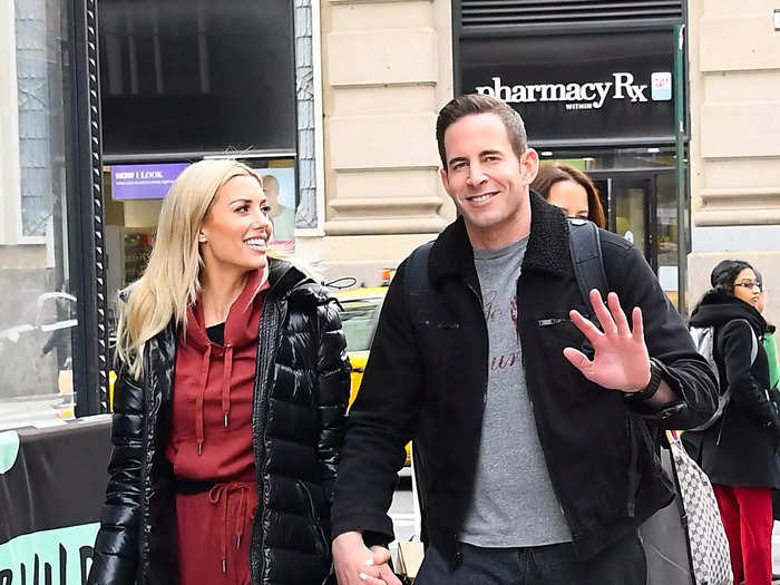 By the time she started dating her now-husband Tarek, she was embracing a polished look even in her athleisure. In March 2020, she walked the streets of New York City in a red sweatsuit set, a black coat, and stylish sneakers.