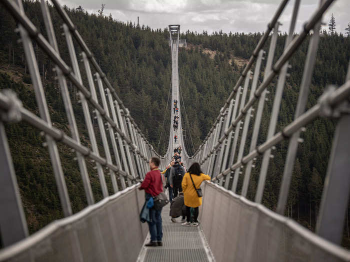 Officials hope the record-breaking bridge will attract tourists.