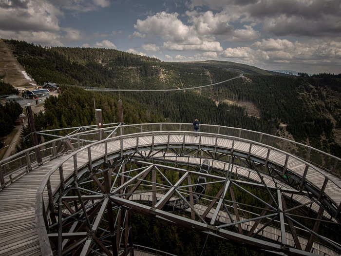 Thrill-seekers wanting to cross the bridge must buy tickets in advance online.