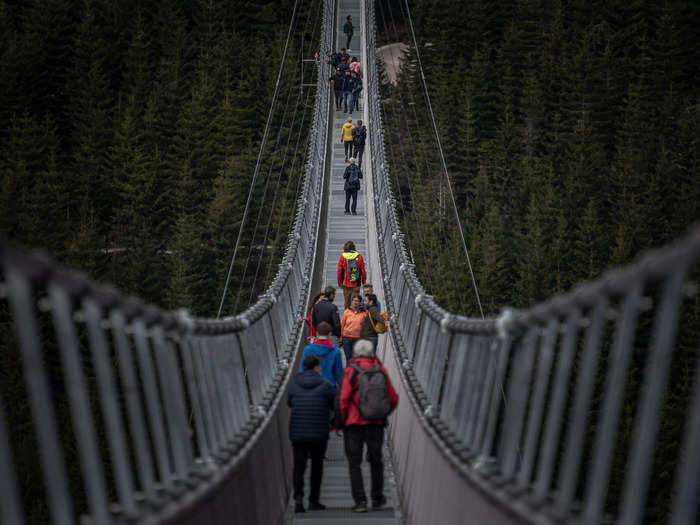 Eventually, Dolní Morava will allow up to 500 people on the bridge at a time.