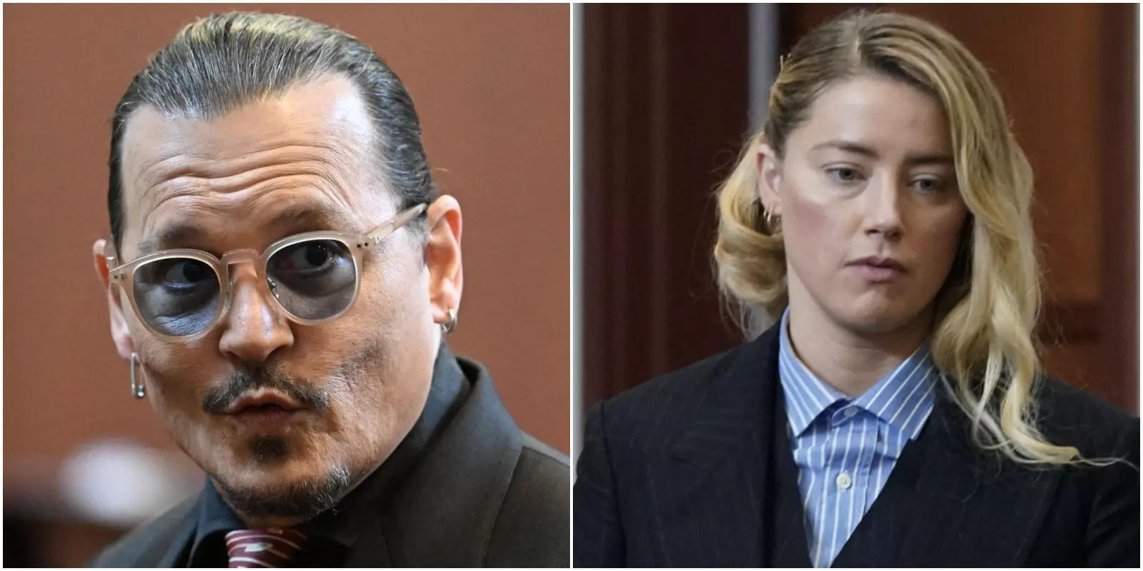 An image of Johnny Depp and Amber Heard.