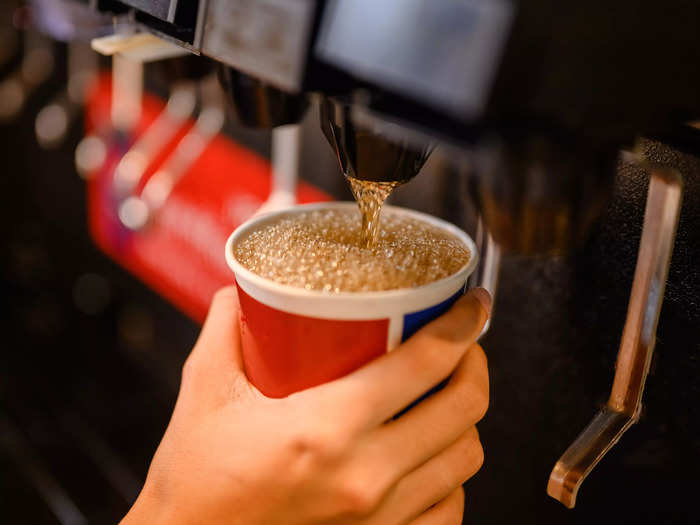 Staff members often notice when you fill up your free water cups with soda, which is not cool.