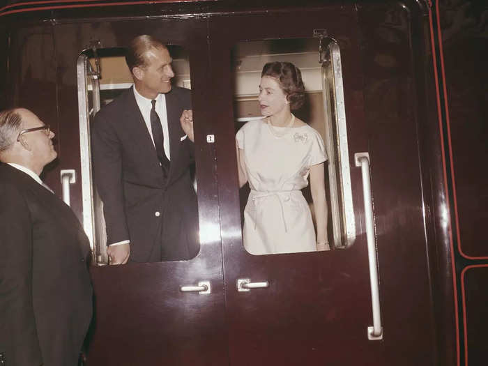 Both the Queen and Prince Philip have been known to travel by train over the years.