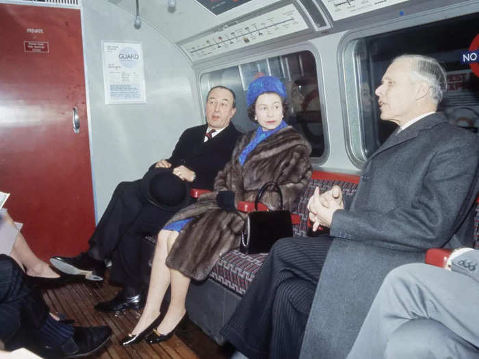 She used the Victoria Line after its official opening in 1969.