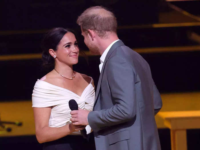 That night, Markle and Harry shared a kiss onstage at the Invictus Games