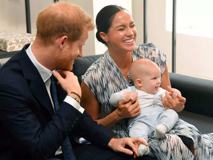 The couple had a cheerful time with Archie at the Desmond & Leah Tutu Legacy Foundation in Cape Town on September 25, 2019.