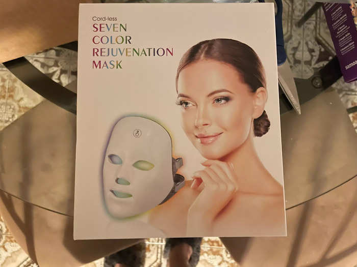 So, with the information available and non-celebrity budget in hand, I set out to test whether I would see an impact in a relatively short period of time with a lower-cost face mask: this $109.95 model from Beautimate.