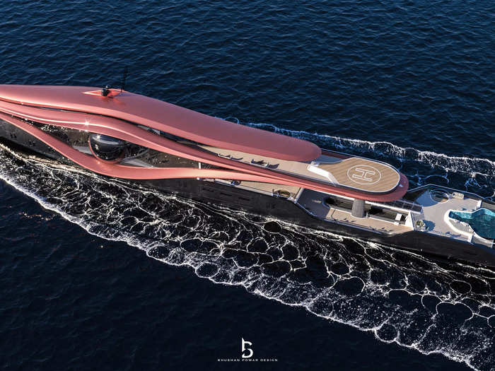 The design firm said that it estimates the vessel would be worth about $500 to $600 million.