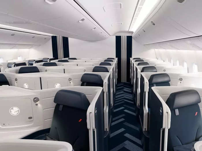 Full access means that each traveler will get direct access to the aisle, which has been a common focus for airlines in their upgraded premium cabins.