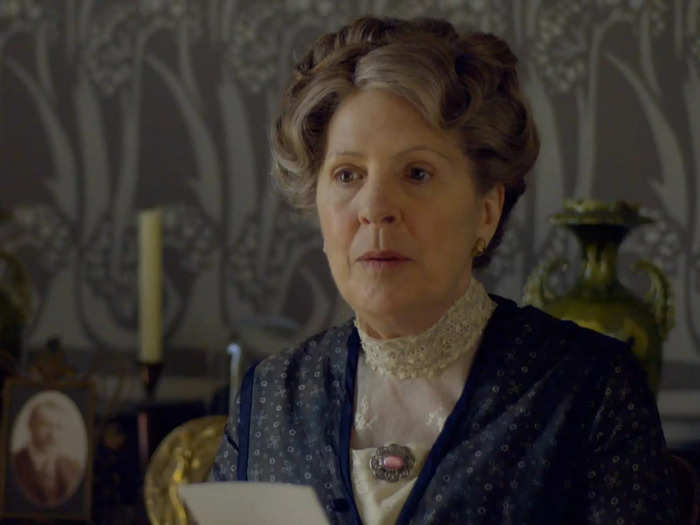 Penelope Wilton made her debut at the very end of the first episode of the show as Isobel Crawley, Matthew