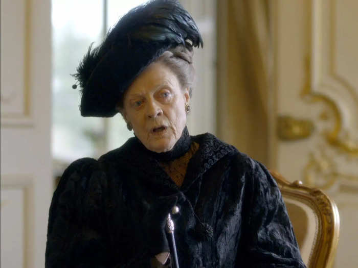 The breakout character of the entire show, of course, is Maggie Smith