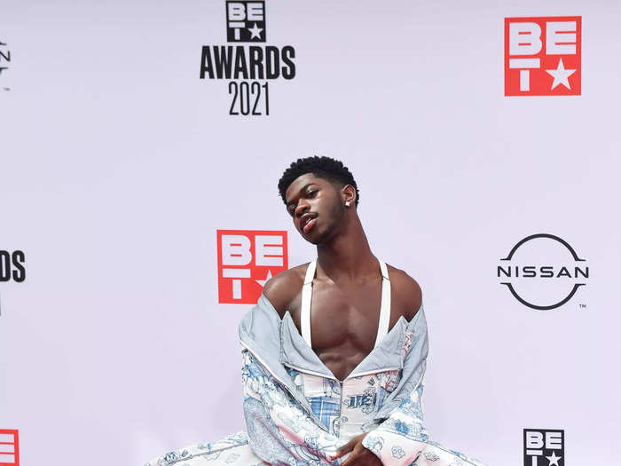 Lil Nas X attends the 2021 BET Awards in Los Angeles, California.