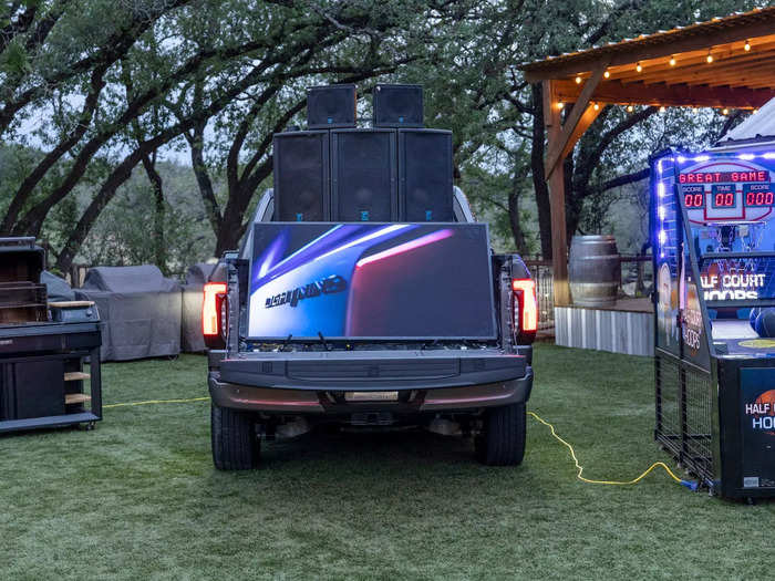 ... or a completely over-the-top tailgating setup.