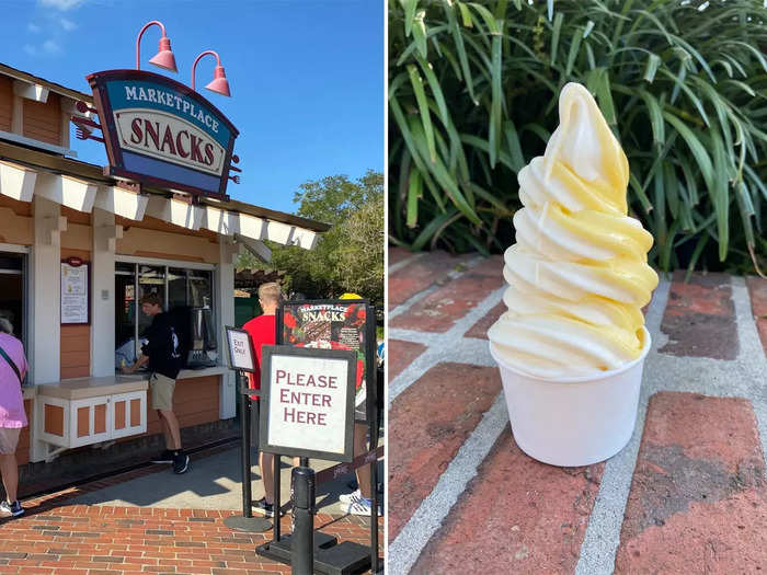 Across the way is the Marketplace Snacks booth where you can enjoy sweet treats.