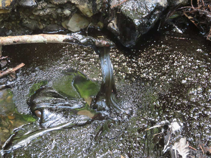 Commonly called "rock oil," crude oil was found in many places around the world seeping out of the ground or floating on the surface of ponds or streams.