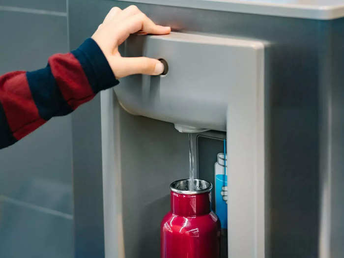 Passengers make the mistake of not packing a reusable water bottle.