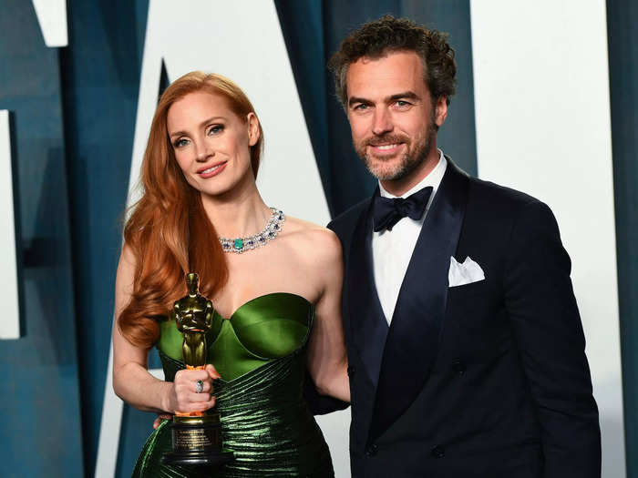 Jessica Chastain wed Gian Luca Passi de Preposulo when she was 40. She previously said she wasn