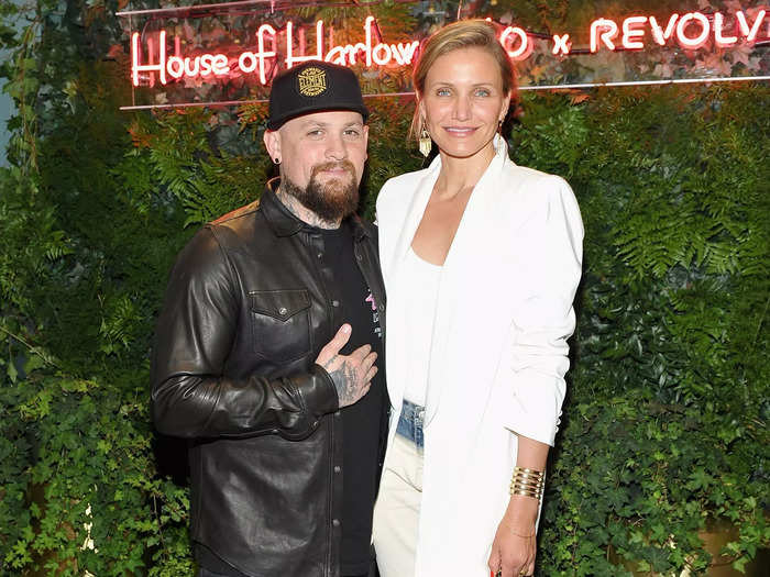 Cameron Diaz, then 41, wed Good Charlotte guitarist Benji Madden in 2015.