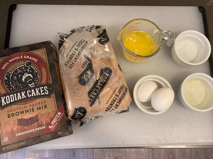 Finally, I baked Kodiak Cakes