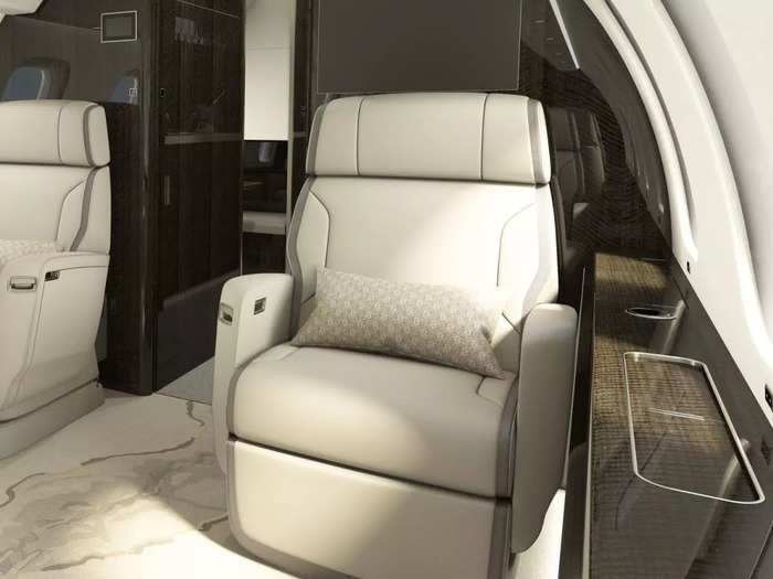 In addition to first-of-its-kind performance, the Global 8000 has an impressive interior, complete with the company