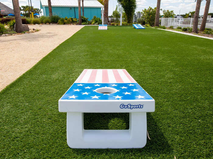 … corn hole …