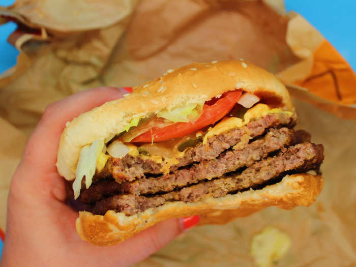 I also liked the beef patties on this burger the most out of the ones I tried.