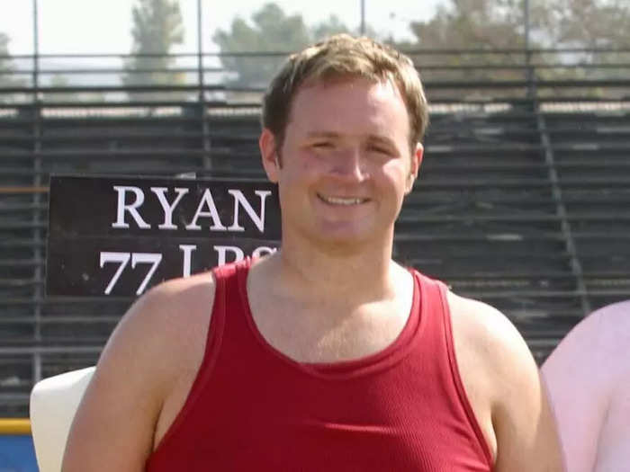 Ryan Benson was the first "Biggest Loser" winner in 2004 after losing over 120 pounds.