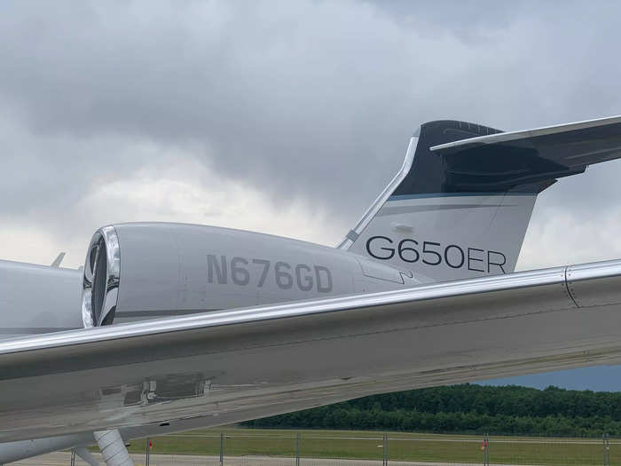 The G650ER is one of two models which make up Gulfstream