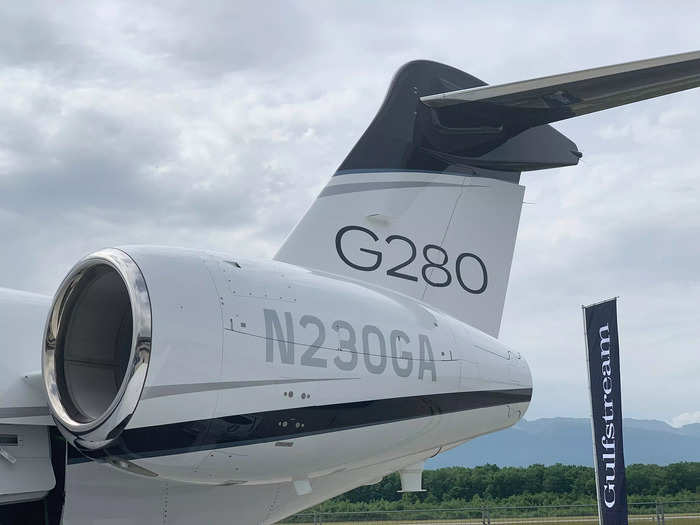 The G280 is the smallest of the Gulfstream fleet and the least expensive, with a price tag of $24.5 million.