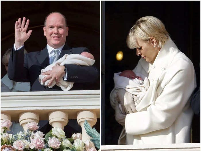 Charlene and Albert welcomed twins, Princess Gabriella and Prince Jacques, in 2014.