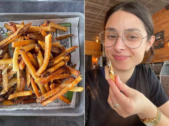 The fries at this chain were tasty but lost flavor once they got cold.