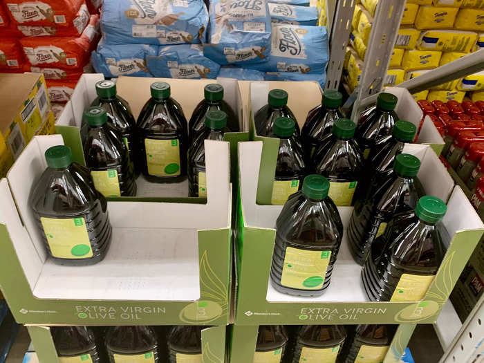 Olive oil is nearly a dollar per quart cheaper at Sam